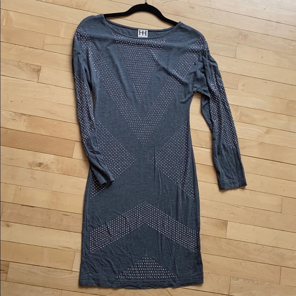 Haute Hippie grey T-shirt dress.